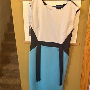 Elegant Color Block Dress